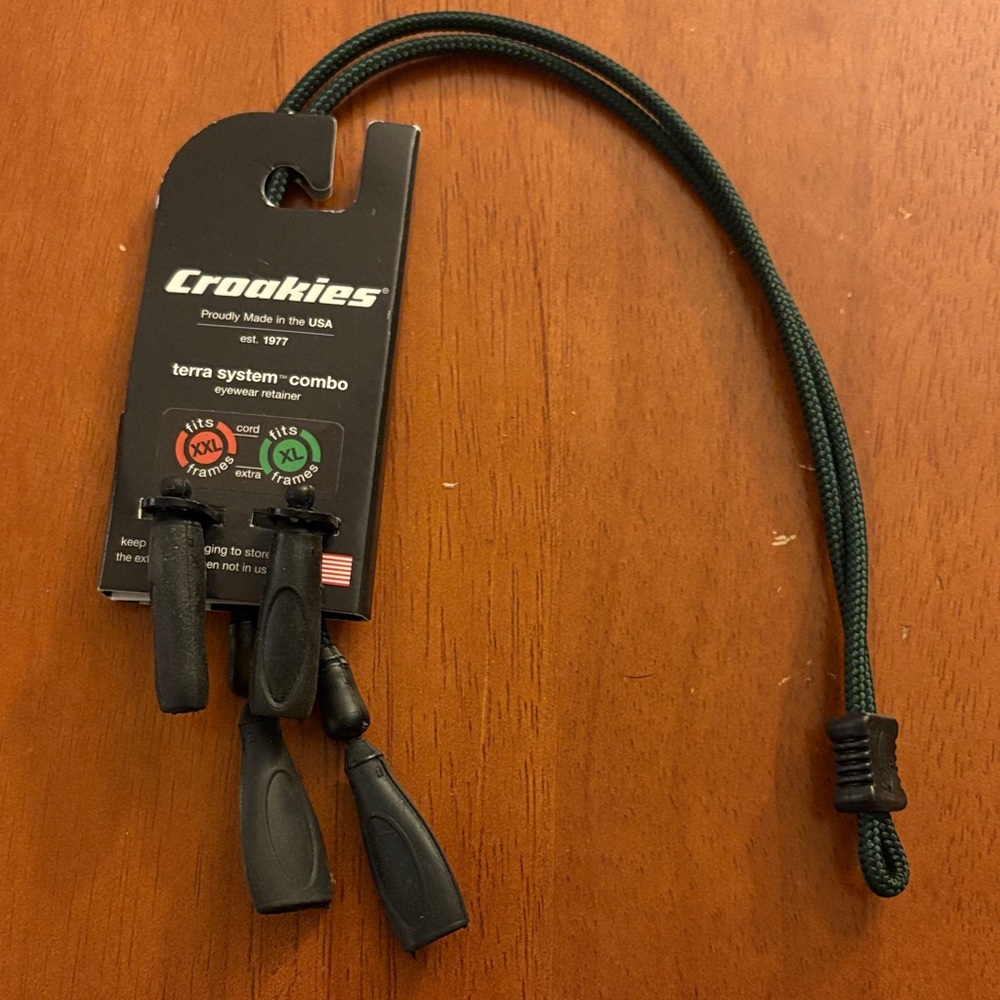 Croakies Green Sunglasses Strap